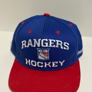 Reebok Rangers Blue and Red Hockey Hat